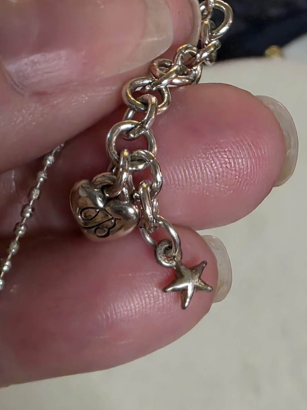 Brighton Silver Starfish Pendant Necklace with Crystal Accents - Picture 7 of 9